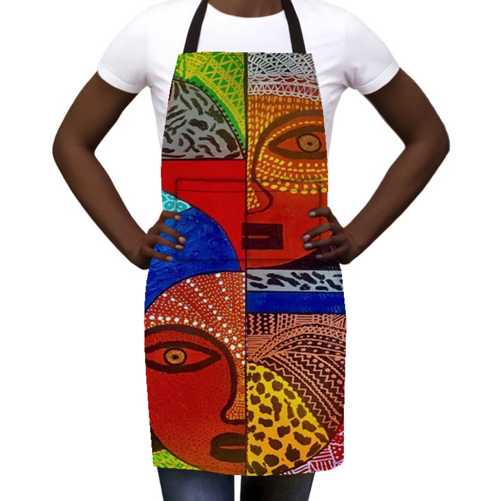 African Culture Art Apron