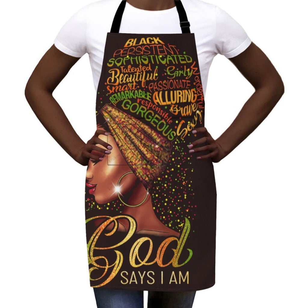 African Culture Art Print Apron