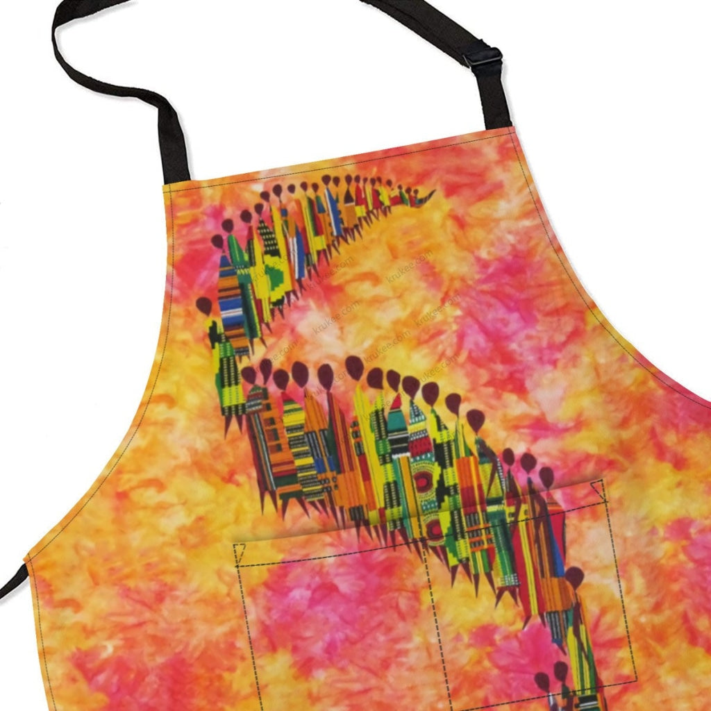African Culture Art Print Apron