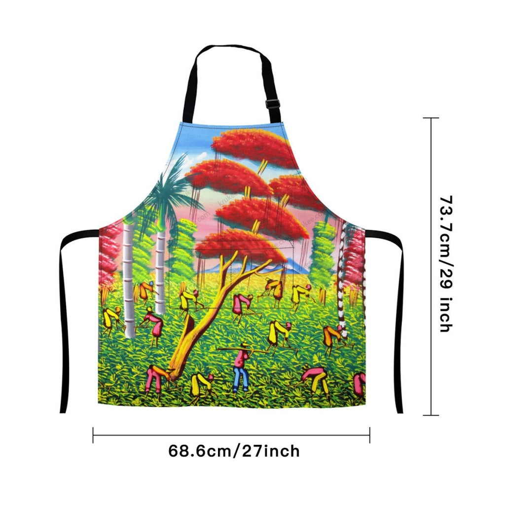 African Culture Art Print Apron