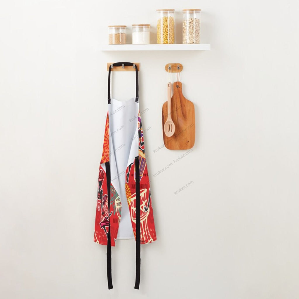 African Culture Art Print Apron