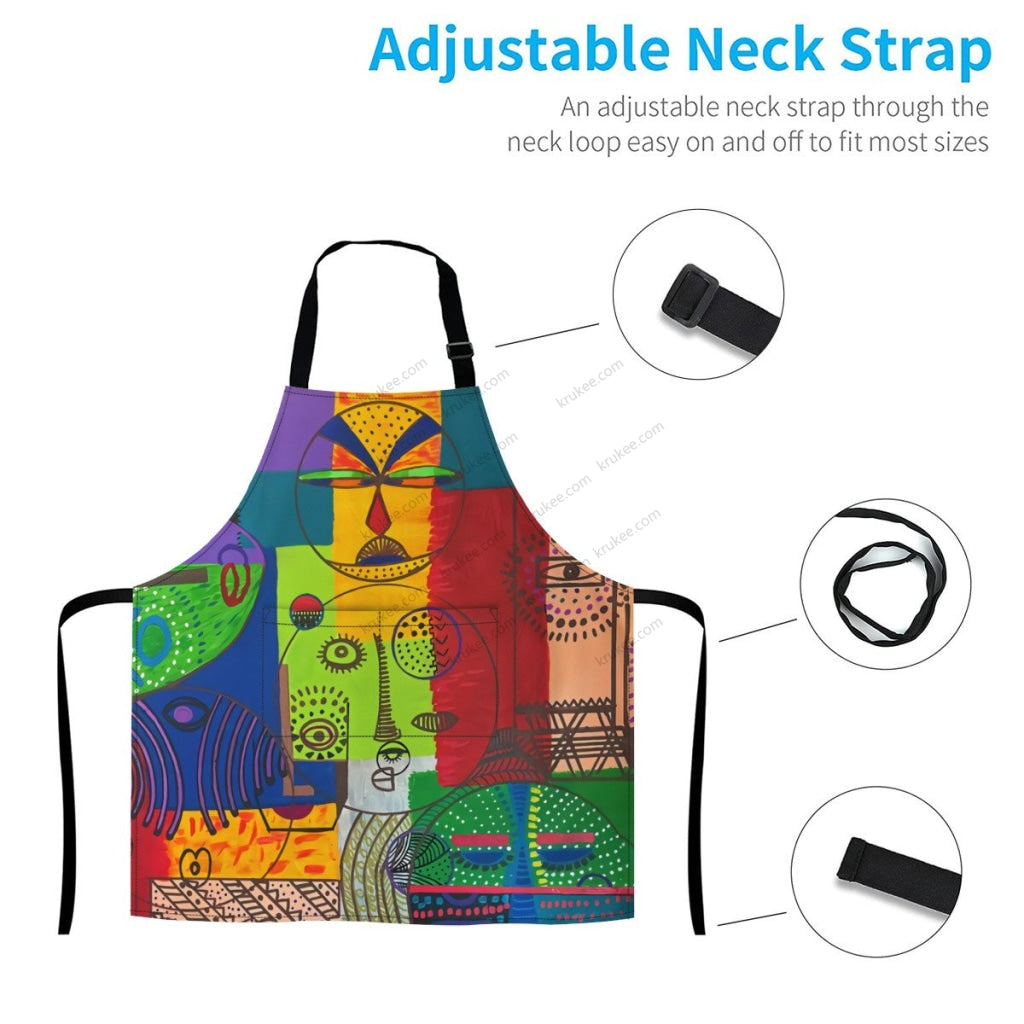 African Culture Art Print Apron