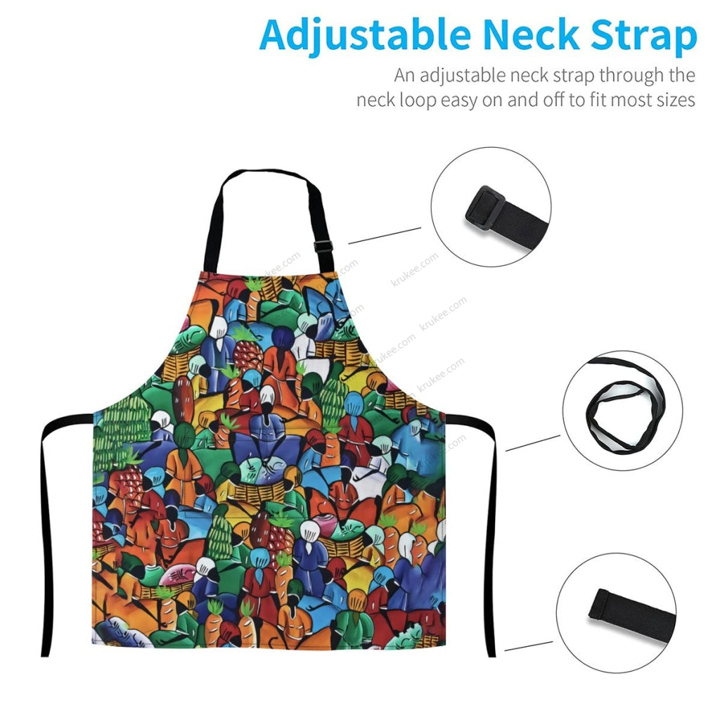 African Culture Art Print Apron