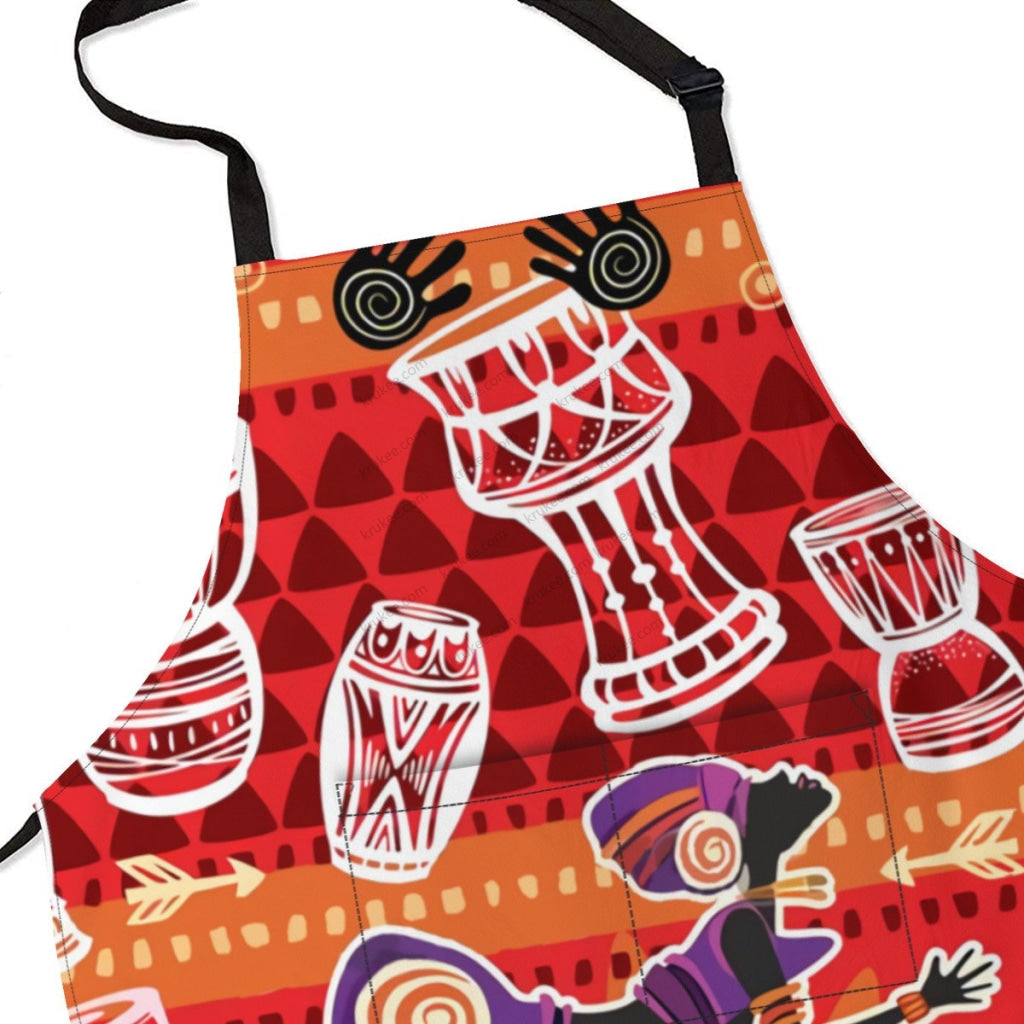 African Culture Art Print Apron