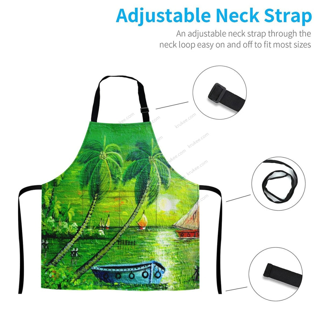 African Culture Art Print Apron