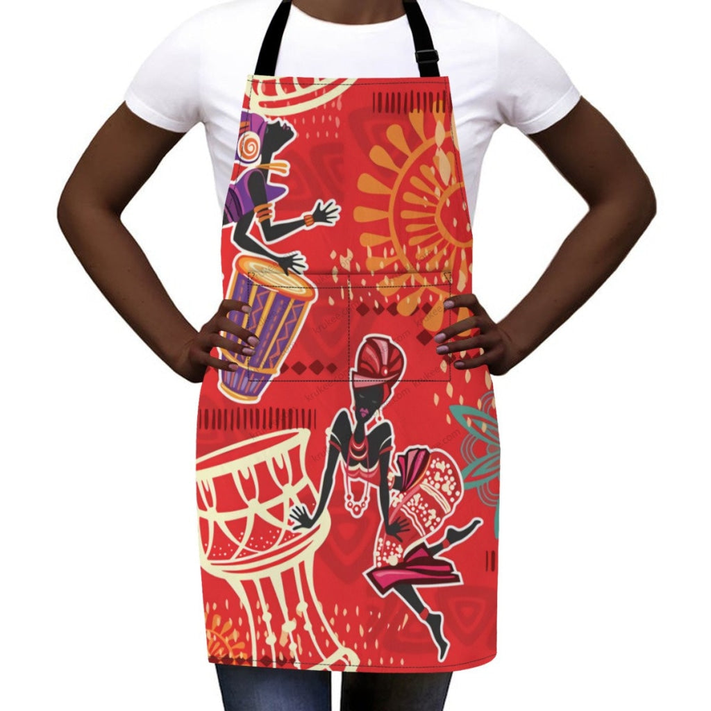 African Culture Art Print Apron