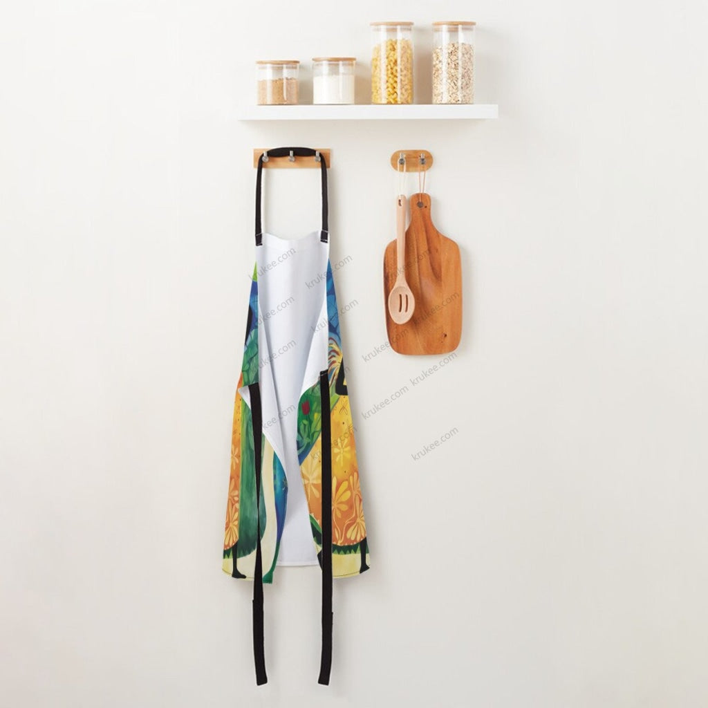 African Culture Art Print Apron