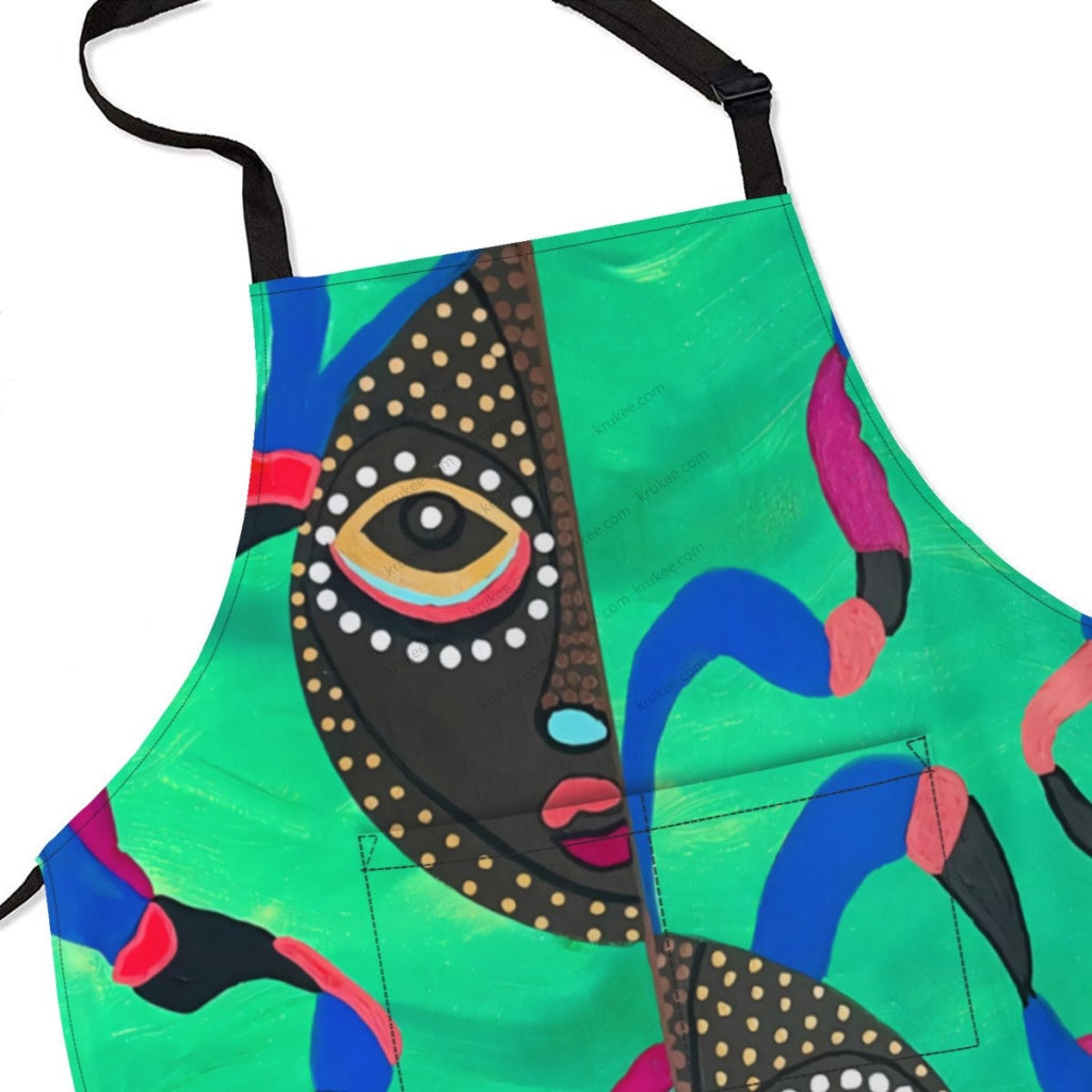 African Culture Art Print Apron