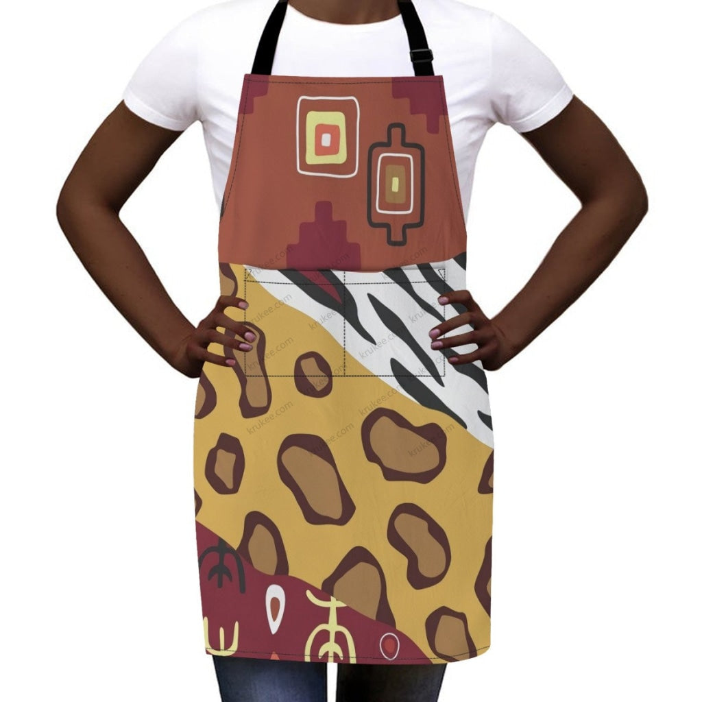 African Culture Art Print Apron