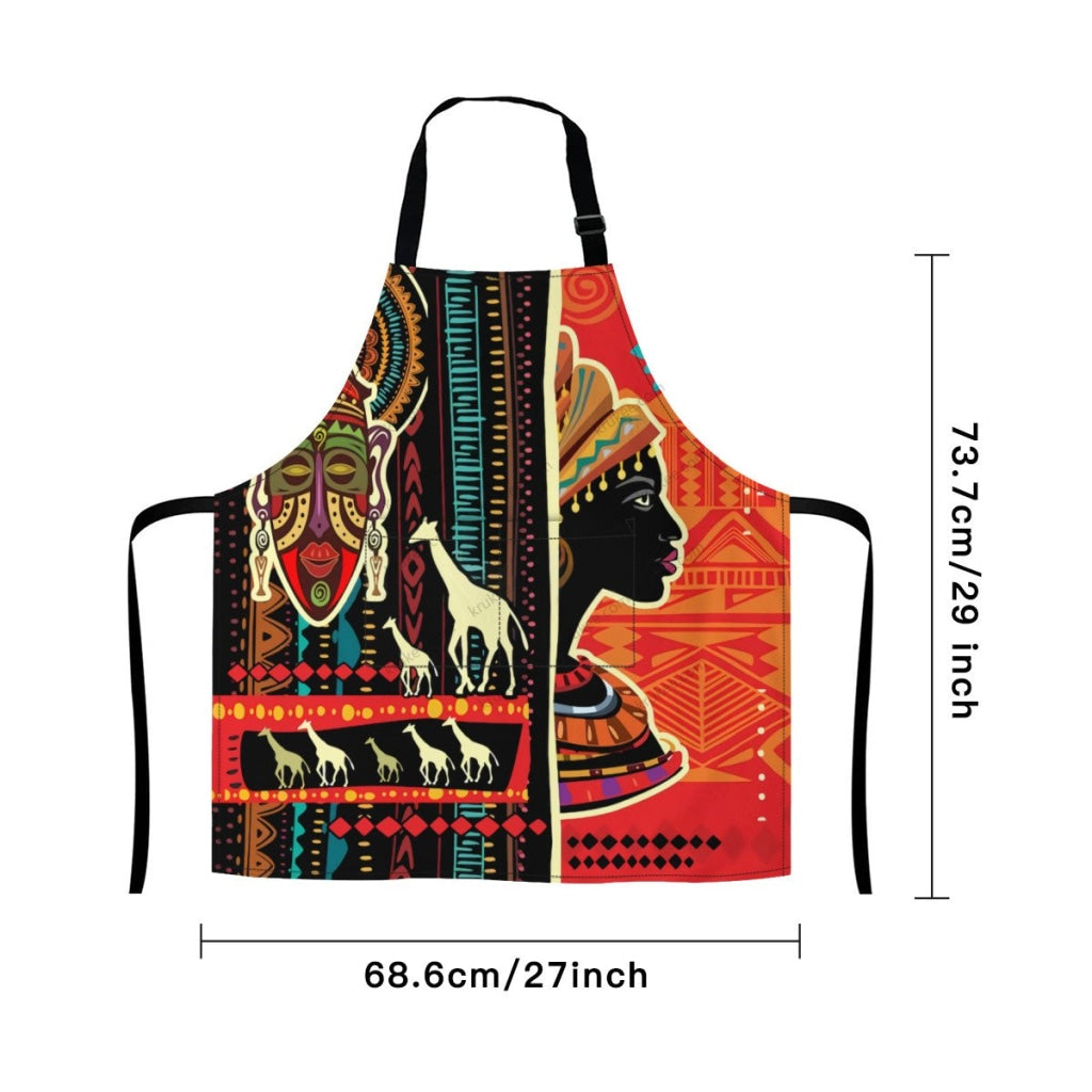 African Culture Art Print Apron