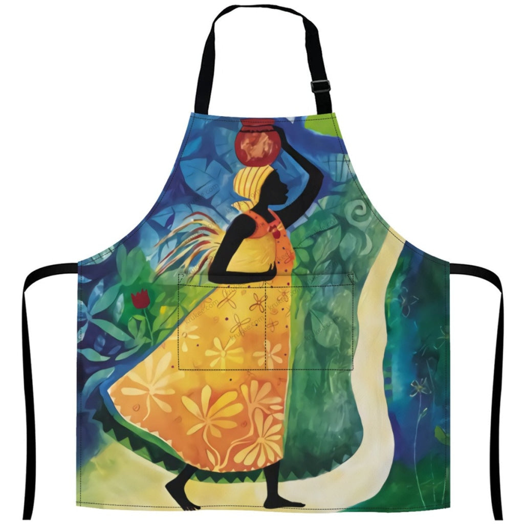 African Culture Art Print Apron