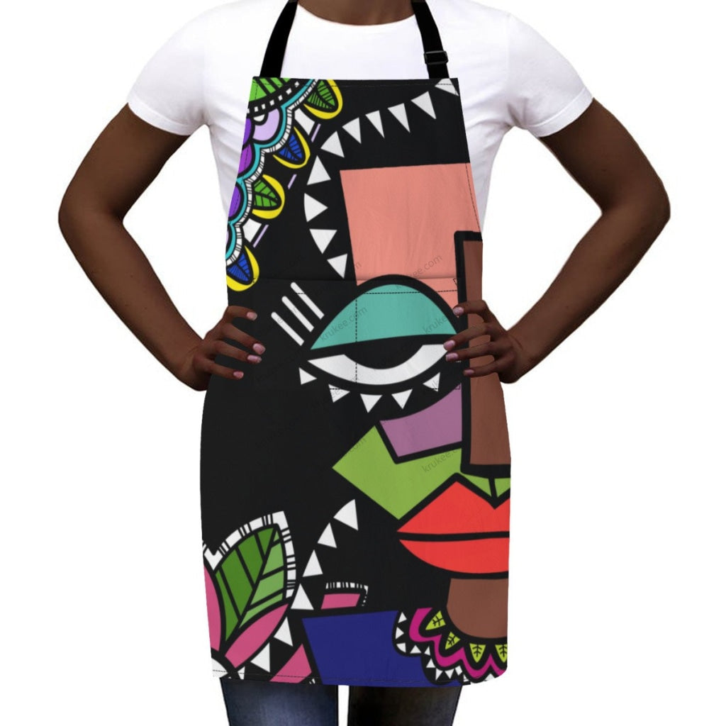 African Culture Art Print Apron