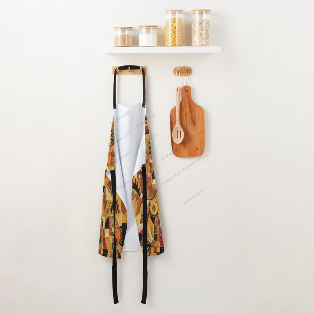 African Culture Art Print Apron