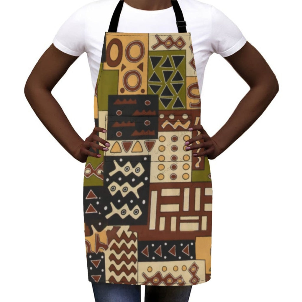 African Culture Art Print Apron