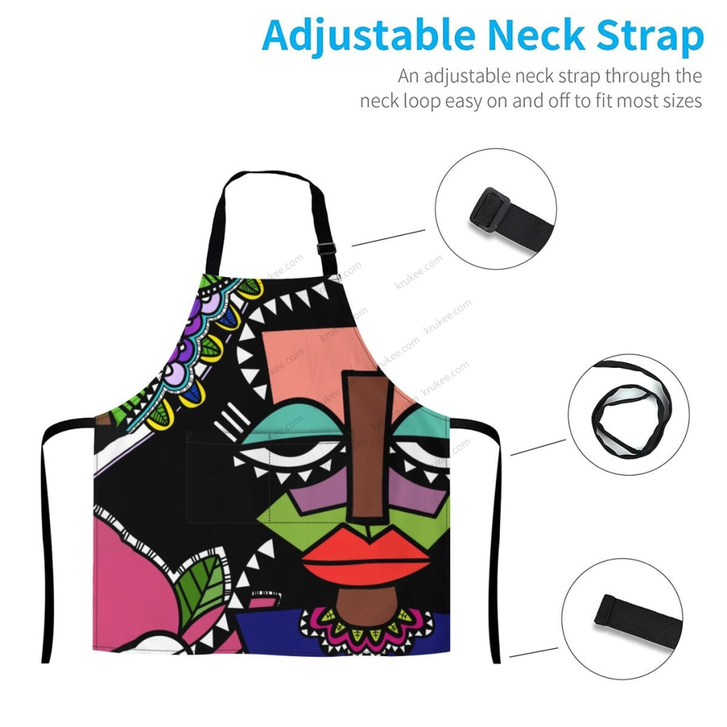 African Culture Art Print Apron