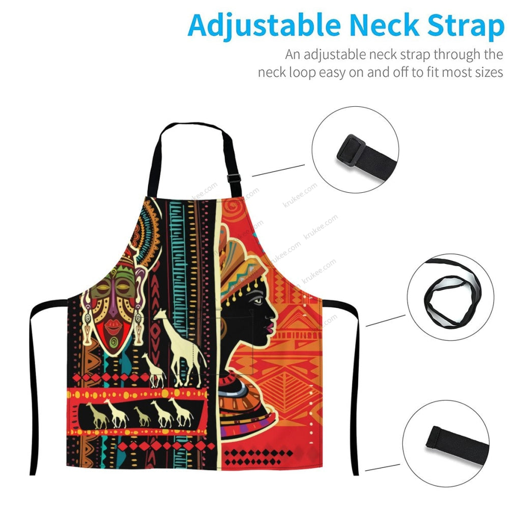 African Culture Art Print Apron