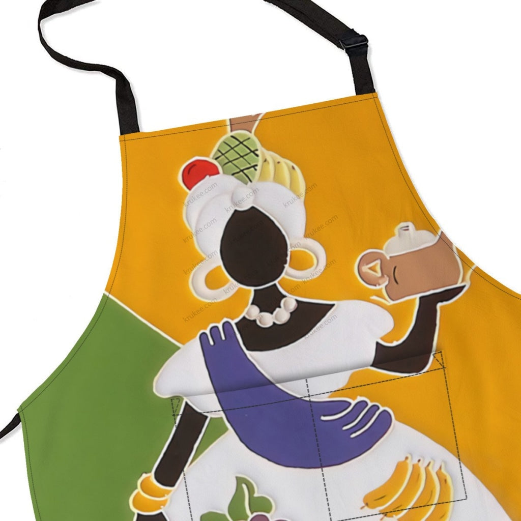 African Culture Art Print Apron