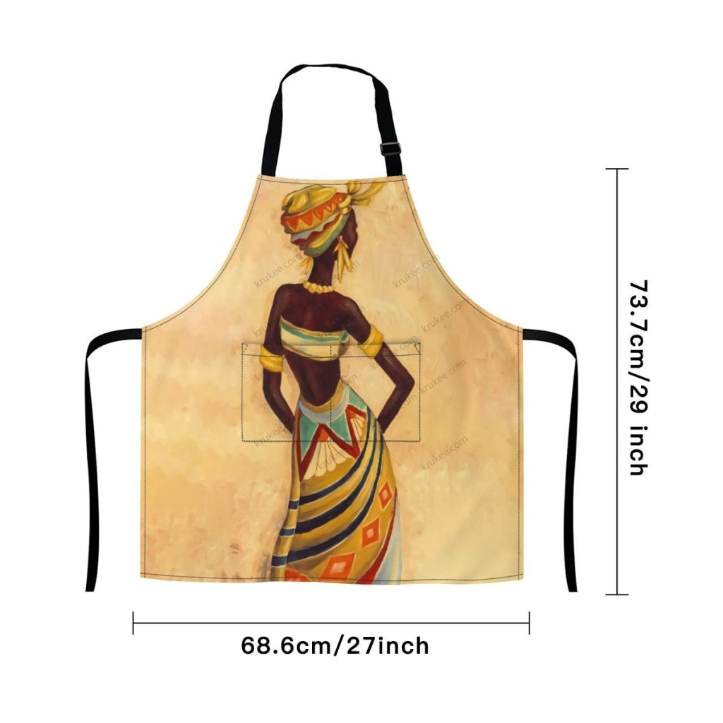 African Culture Art Print Apron