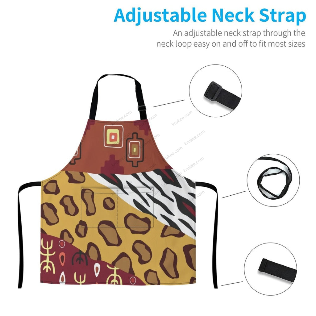 African Culture Art Print Apron