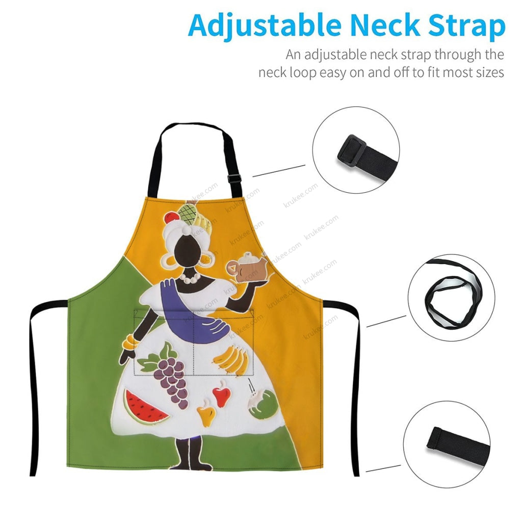 African Culture Art Print Apron