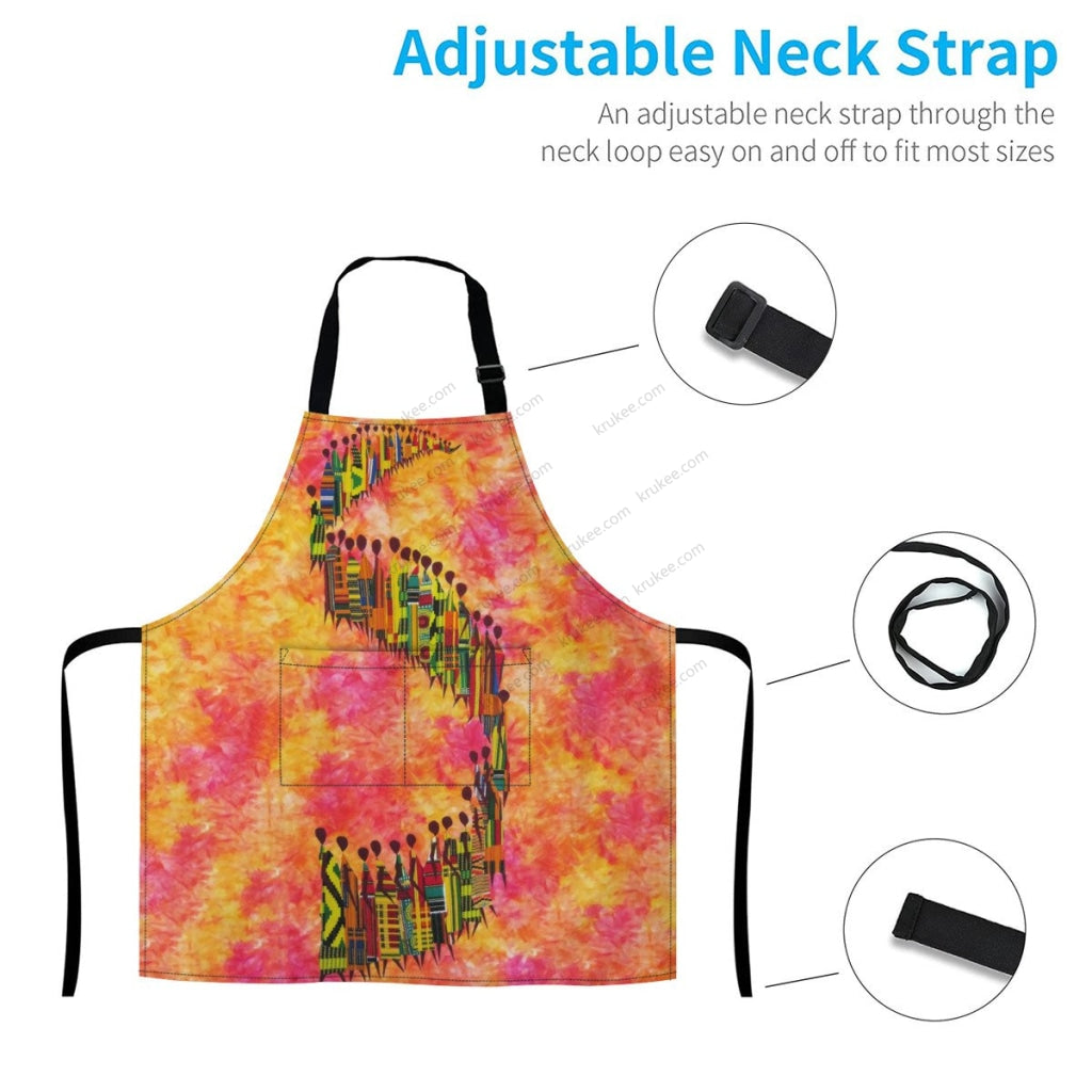 African Culture Art Print Apron