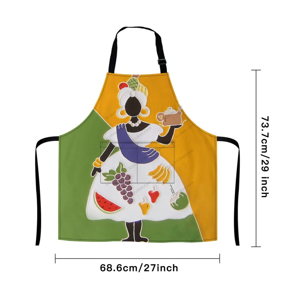 African Culture Art Print Apron