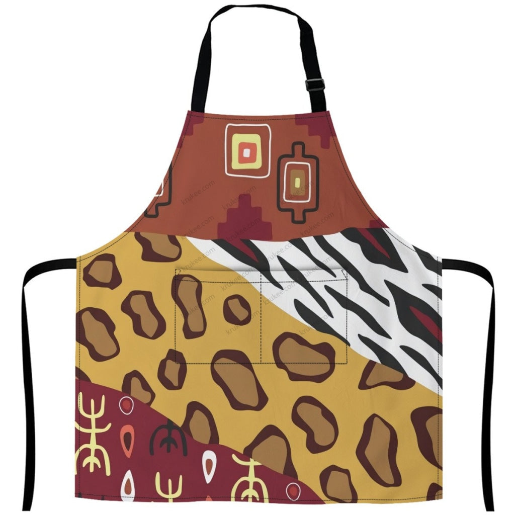 African Culture Art Print Apron