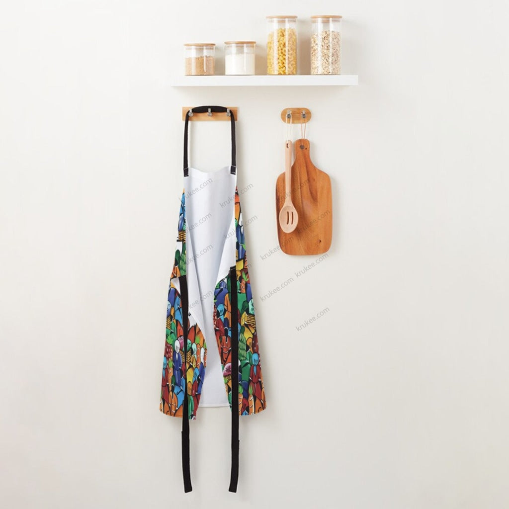 African Culture Art Print Apron