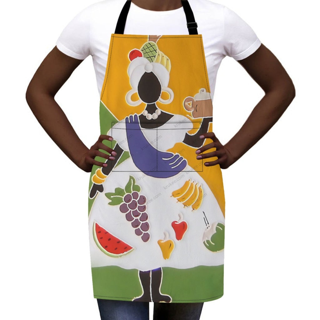 African Culture Art Print Apron