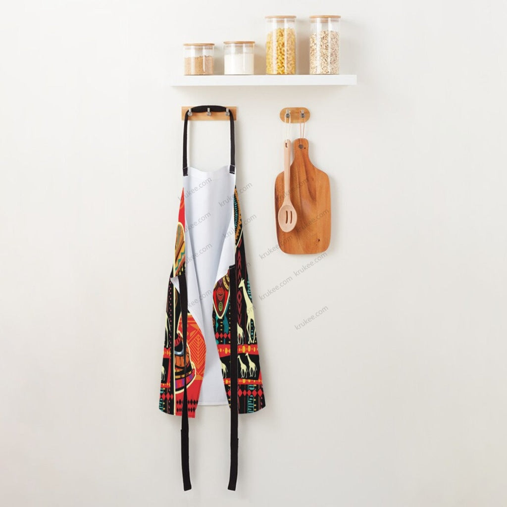 African Culture Art Print Apron