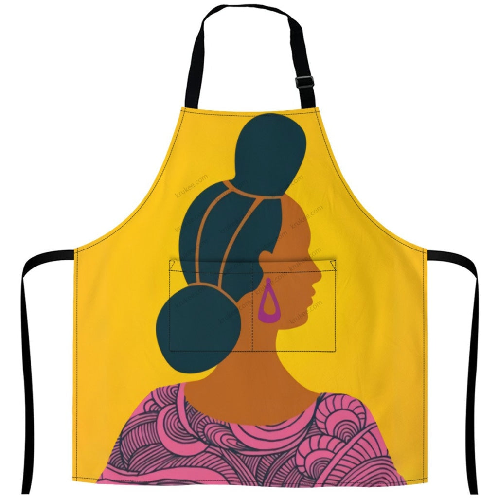 African Culture Art Print Apron
