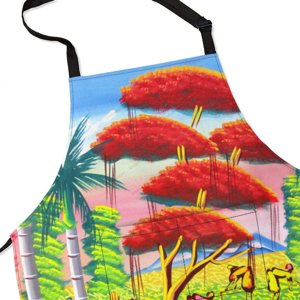 African Culture Art Print Apron