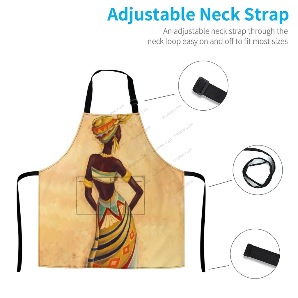 African Culture Art Print Apron