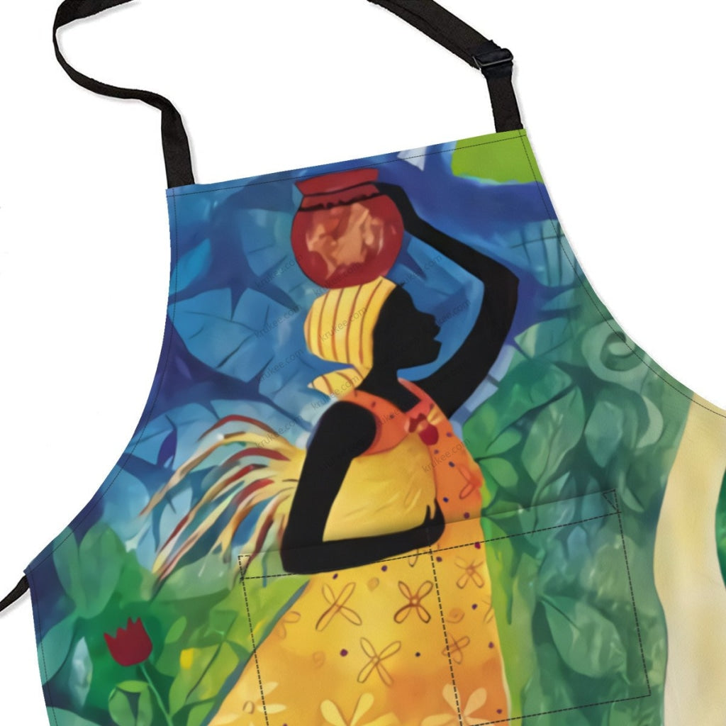 African Culture Art Print Apron