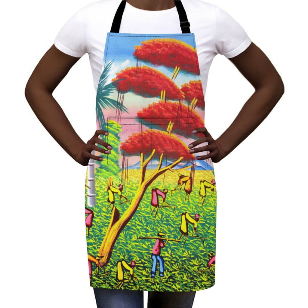 African Culture Art Print Apron