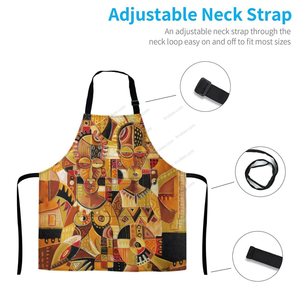 African Culture Art Print Apron