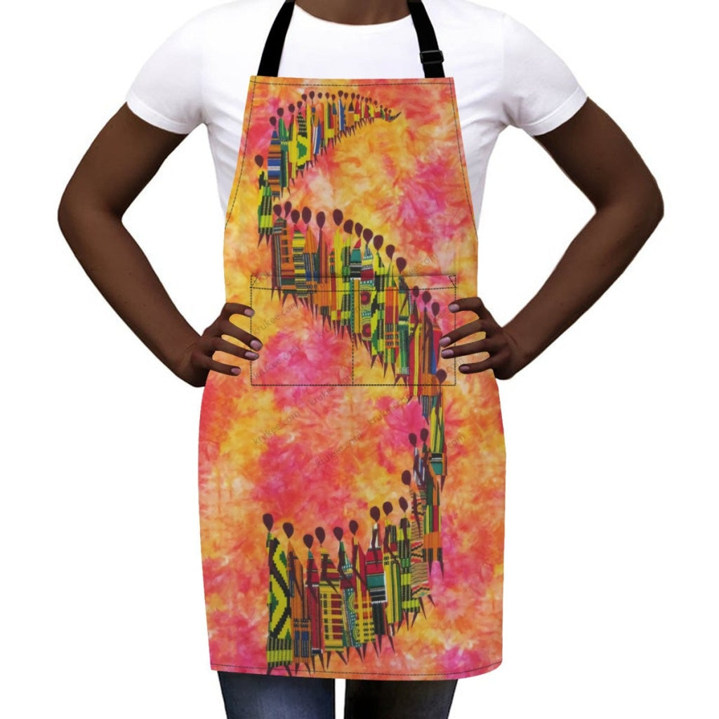 African Culture Art Print Apron