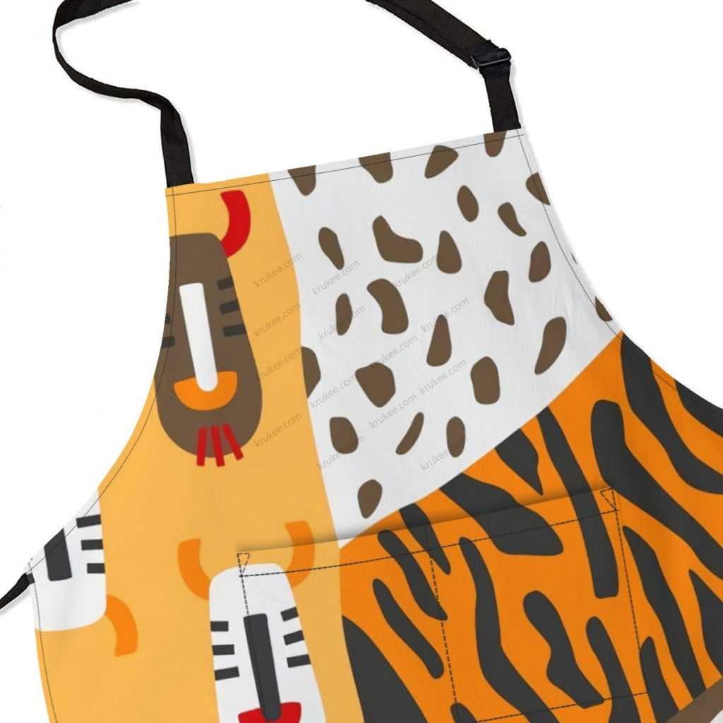 African Culture Art Print Apron