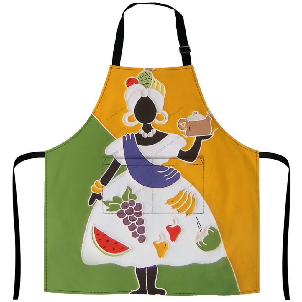 African Culture Art Print Apron