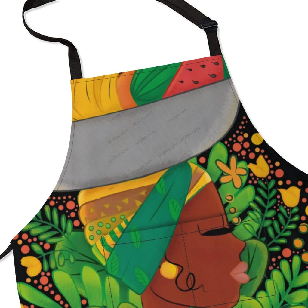 African Culture Art Print Apron