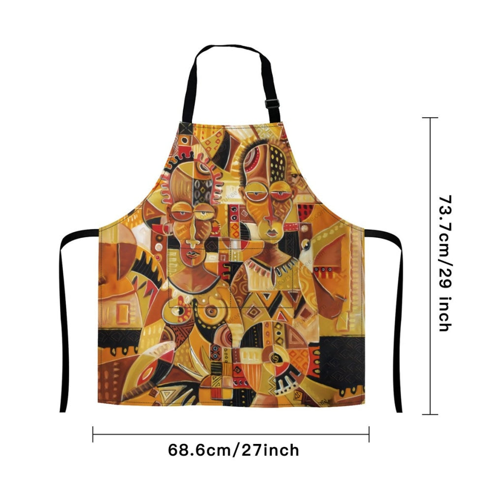 African Culture Art Print Apron