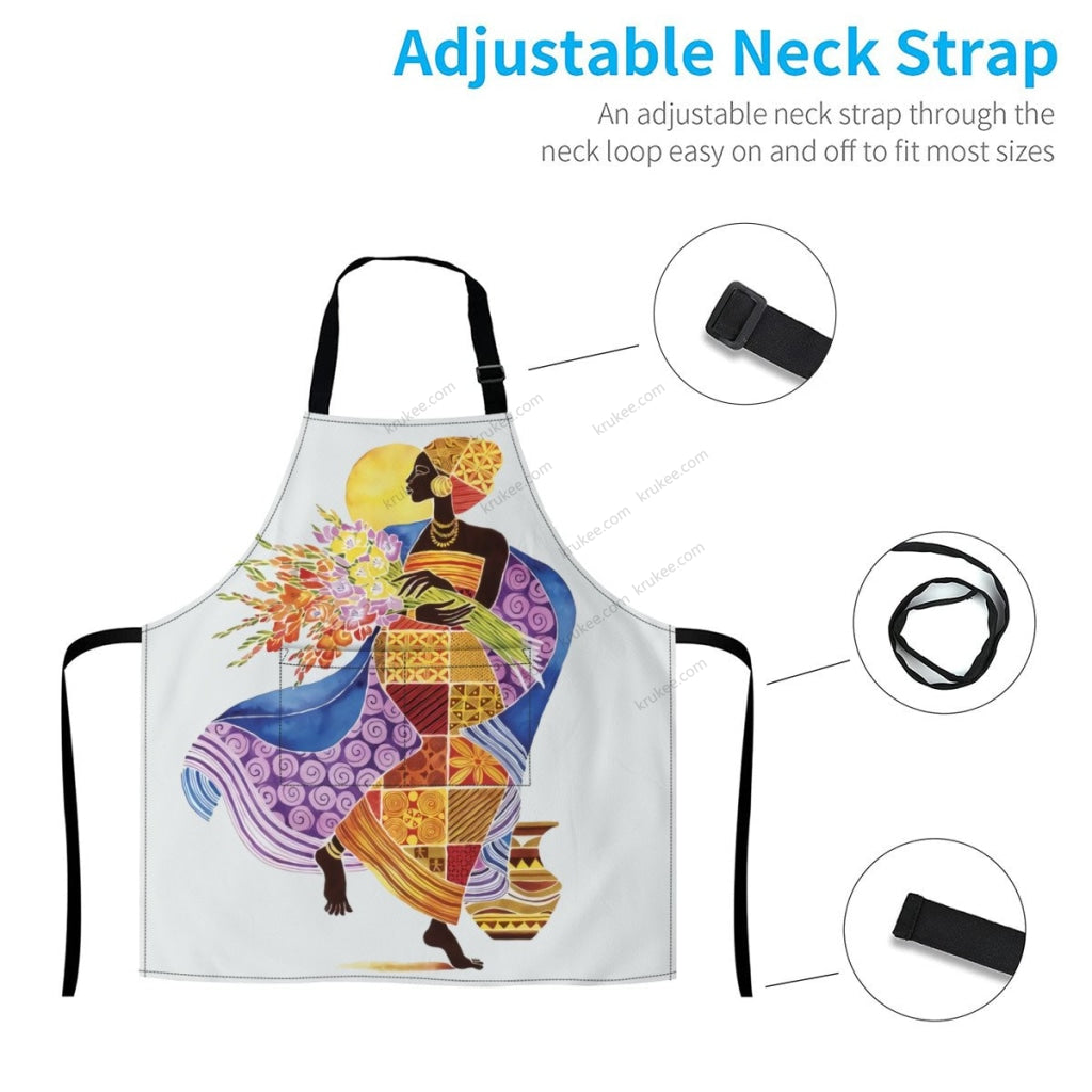 African Culture Art Print Apron