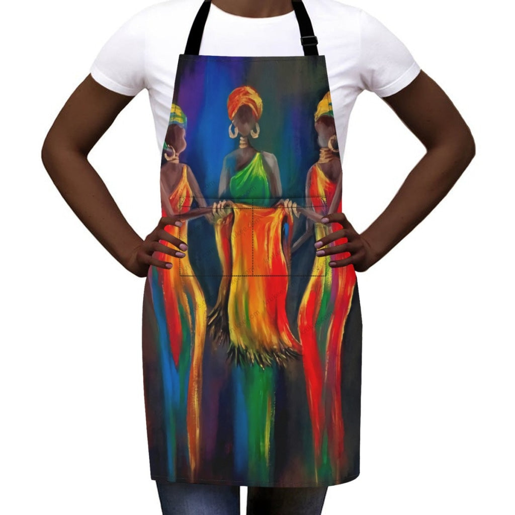 African Culture Art Print Apron