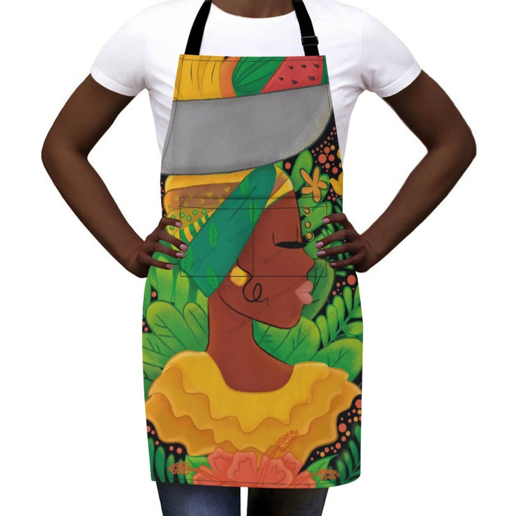 African Culture Art Print Apron