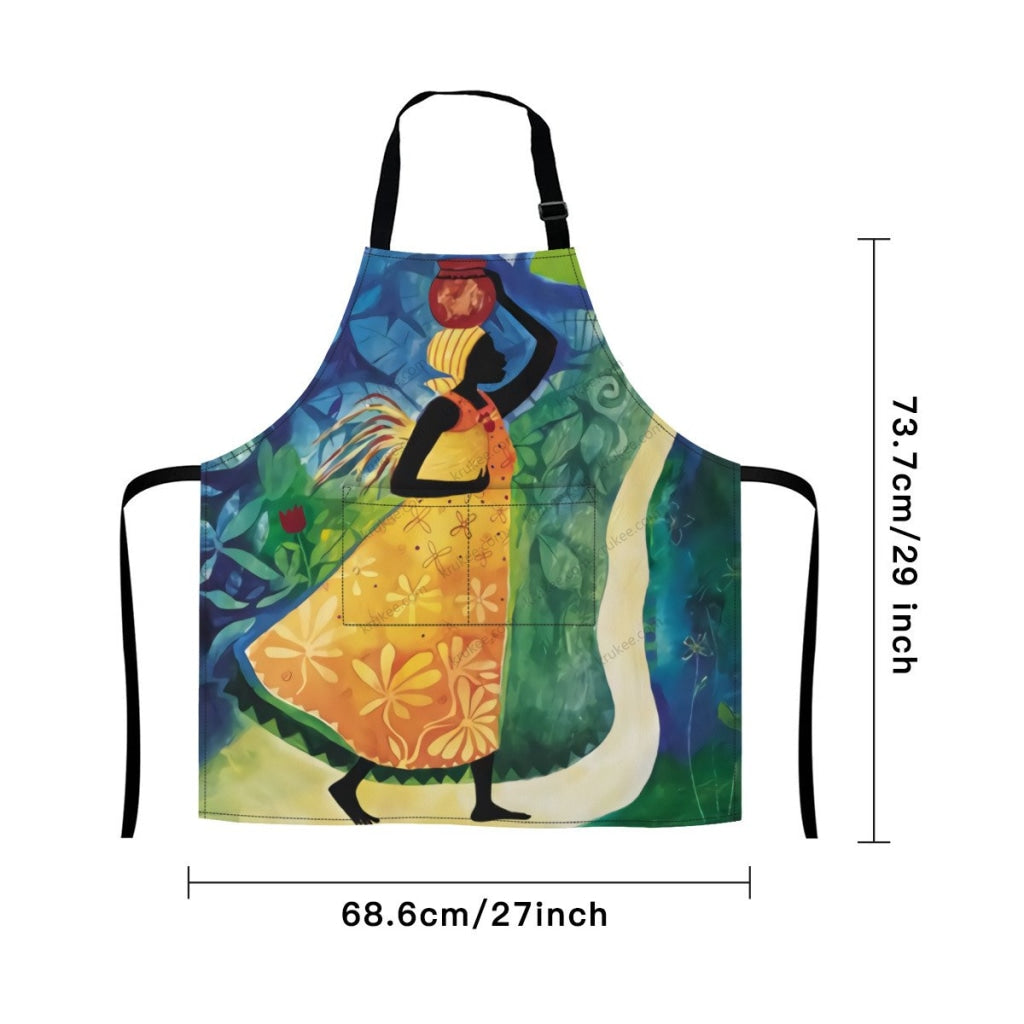 African Culture Art Print Apron