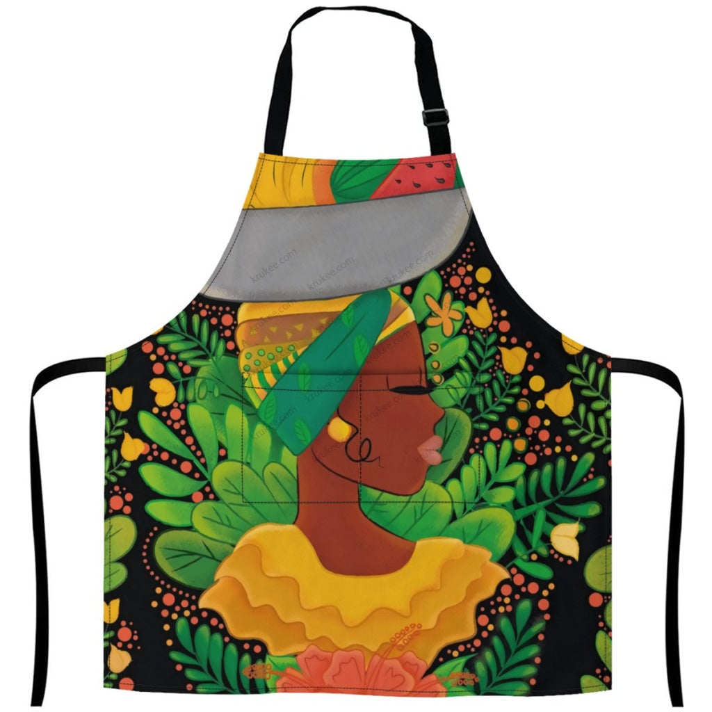 African Culture Art Print Apron