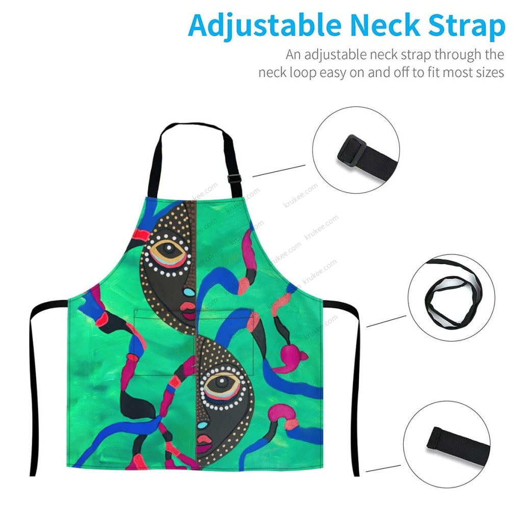 African Culture Art Print Apron