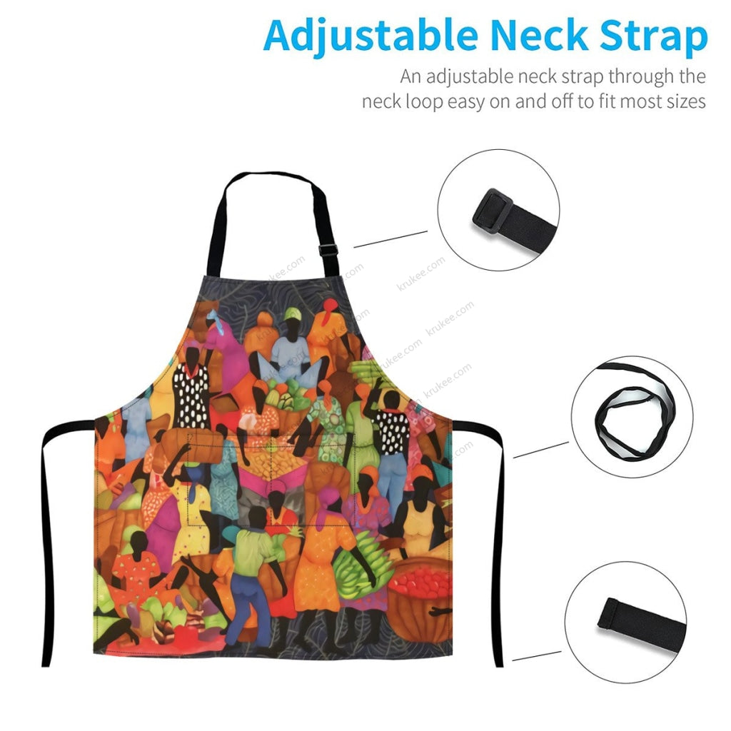 African Culture Art Print Apron