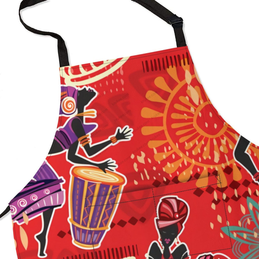 African Culture Art Print Apron