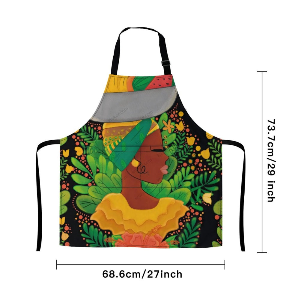African Culture Art Print Apron